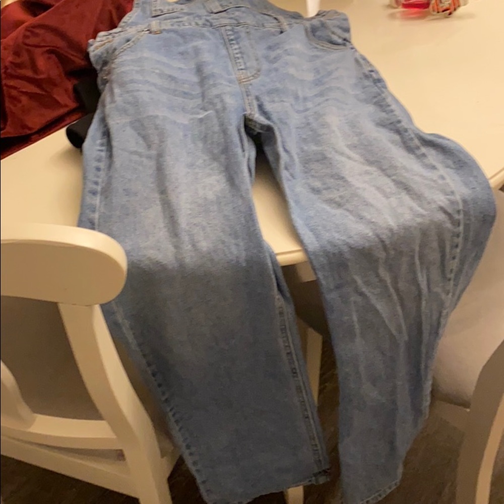 Denim overalls